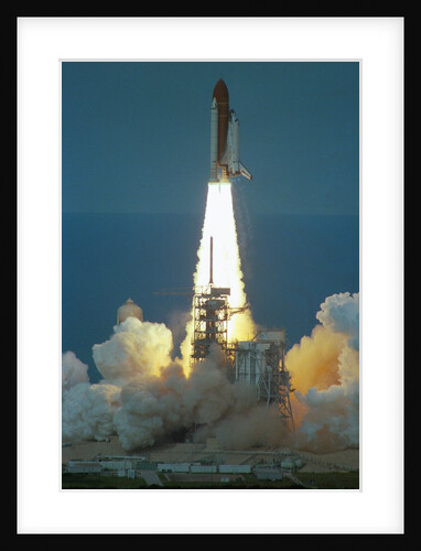 Space Shuttle Challenger Lifting Off by Anonymous
