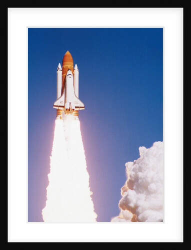 Challenger Space Shuttle Lifting Off by Anonymous