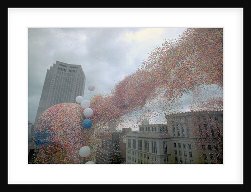 Balloons Surrounding Terminal Building by Anonymous