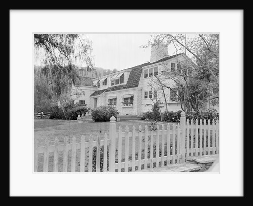 Ranch Home Owned by Clark Gable by Anonymous