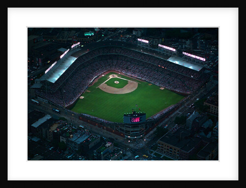 Wrigley Field from Overhead by Anonymous