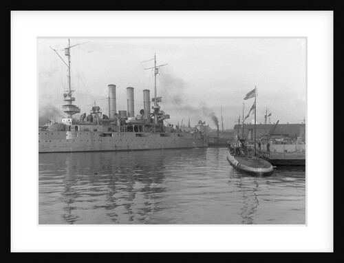 German Submarine at Brooklyn Navy Yard Site by Anonymous