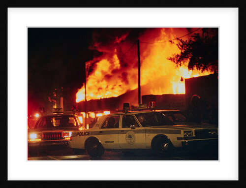 Burning Buildings with Police on the Scene by Anonymous