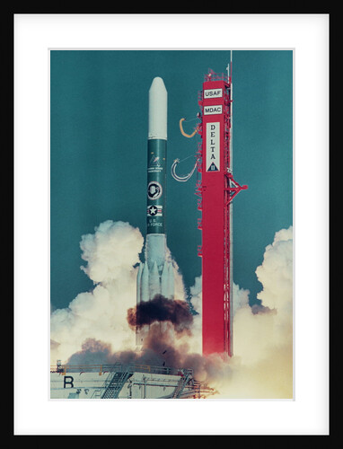 American Rocket Blasting into Space by Anonymous