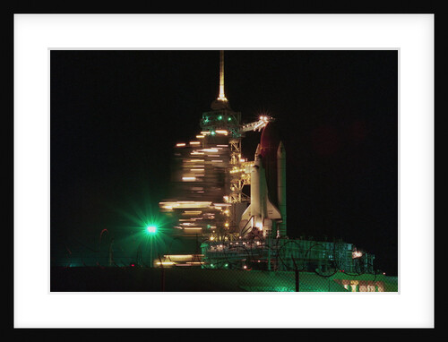 Space Shuttle Being Launched by Anonymous