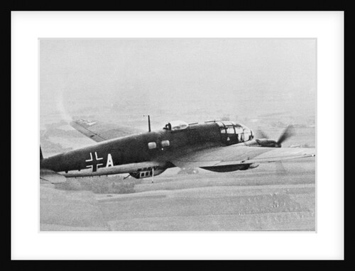 German Plane in Flight by Anonymous