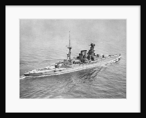 HMS Barham 1915-41 At Sea by Anonymous