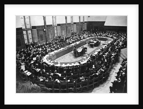 Delegates Sign a Constitution Draft of the United States of Indonesia by Anonymous