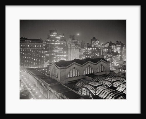 Skyline of Manhattan with Pennsylvania Station Area by Anonymous