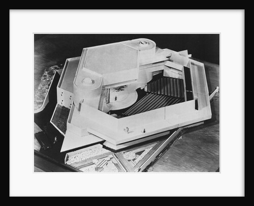 Model Theater Designed by Frank Lloyd Wright by Anonymous