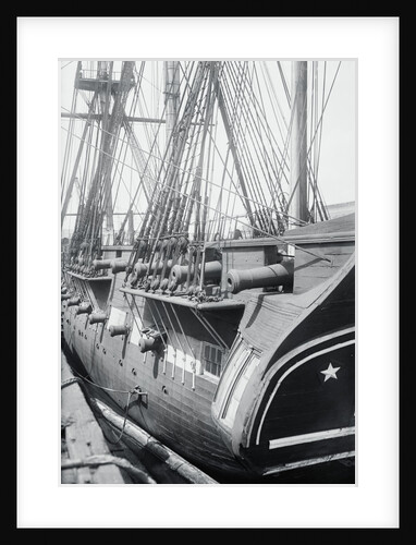USSConstitution Displaying Its Rigging by Anonymous
