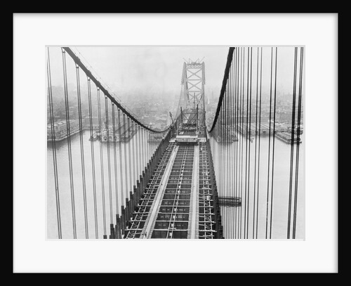 View of Suspension Bridge by Anonymous