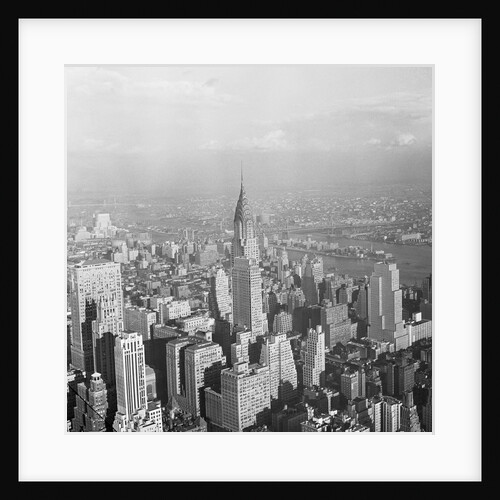 Aerial View of Chrysler Building in New York City by Anonymous