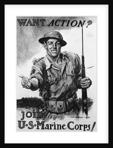 Poster Advertising U.S Marines Corps Recruits by Anonymous