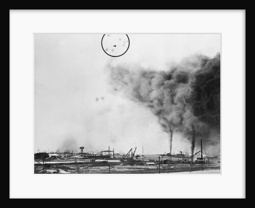 Japanese Aircraft Flying Through Smoke by Anonymous
