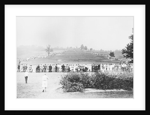 Spectators Watching National Amateur Golf Championships by Anonymous