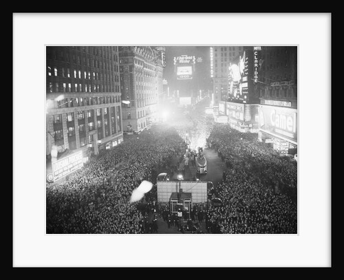 Times Square on New Years by Anonymous