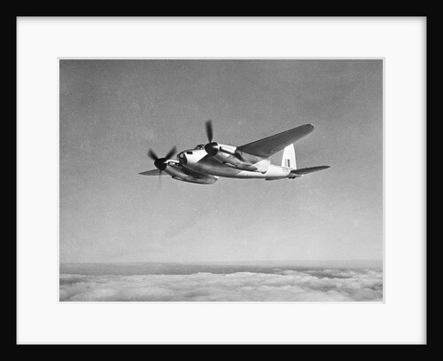 De Havilland Mosquito in Flight by Anonymous