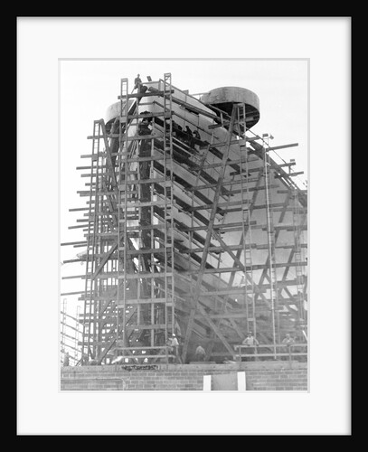 Ship in Building Yard by Anonymous