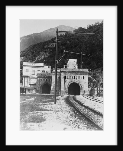 Train Tunnel of the Rhone Valley by Anonymous