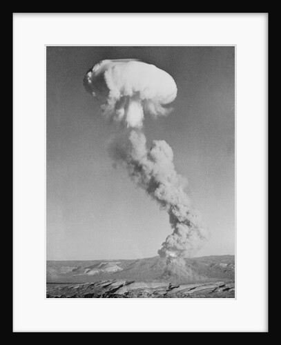 Mushroom Cloud Forming After Blast by Anonymous
