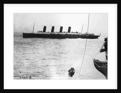 Large Liner Lusitania Leaving in Waters by Anonymous