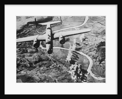US Bomber over Italy by Anonymous