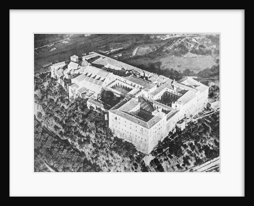 Monte Cassino Monastery in Italy by Anonymous