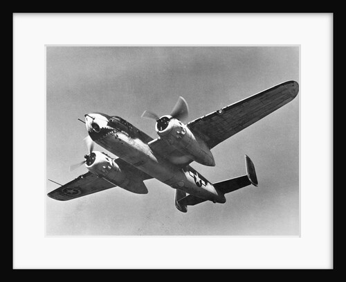 Military Airplane in Flight by Anonymous