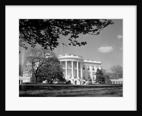 Exterior View of the White House by Anonymous