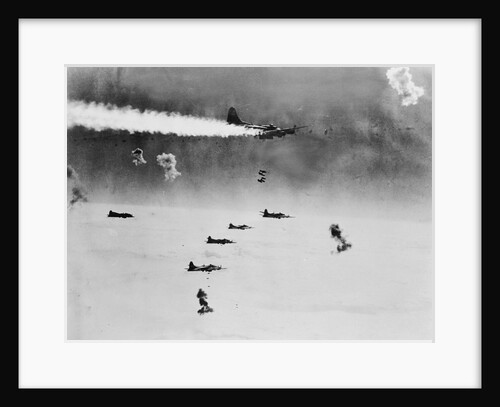 B-17 Planes Flying by Anonymous