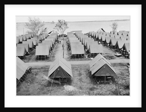 Campsite of Marines on Foreign Land by Anonymous