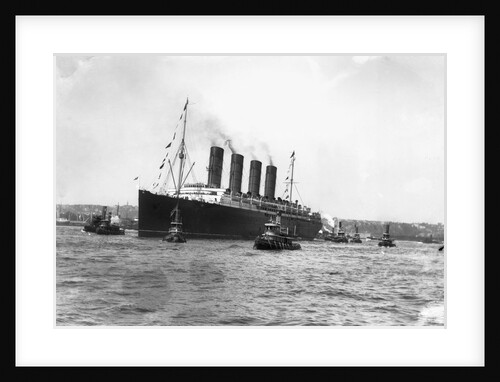 SS Lusitania by Anonymous