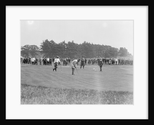 Crowd Watching Golf Tournament by Anonymous