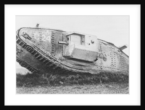 British Tank from First World War by Anonymous