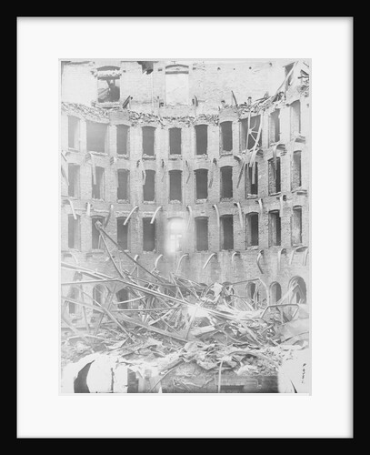 White Palace Destroyed from Bolshevik Revolution by Anonymous