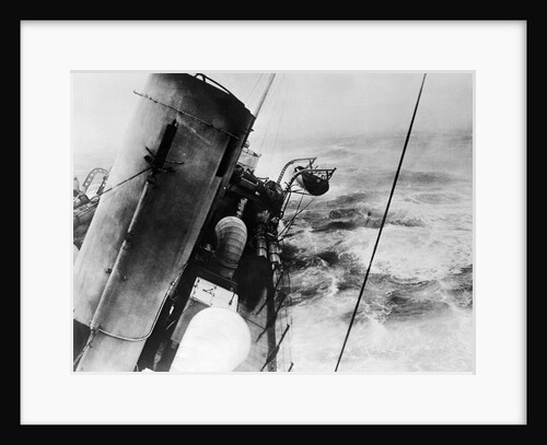 Ship Sailing Rough Waters by Anonymous