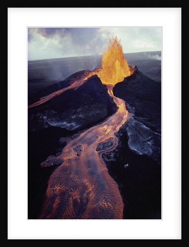 Kilauea Volcano Erupting by Anonymous