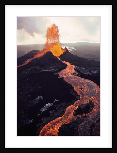 Kilauea Volcano Erupting by Anonymous
