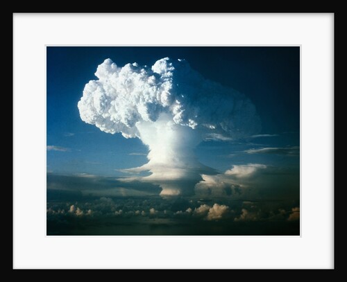 Mushroom Cloud from Nuclear Testing by Anonymous