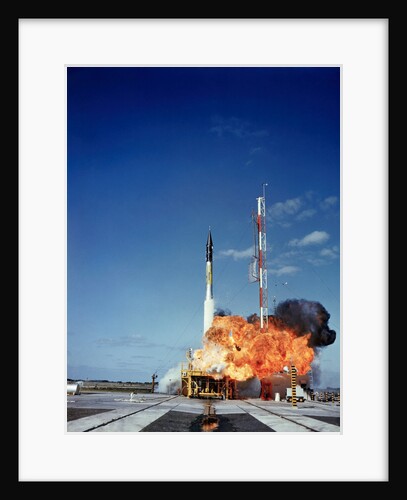 Vanguard Rocket Exploding by Anonymous