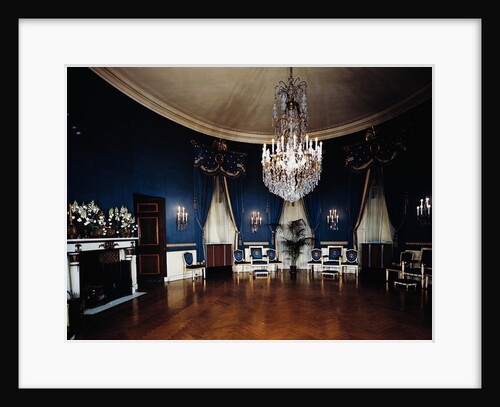 The Blue Room in the White House by Anonymous