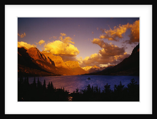 Sunrise over St. Mary Lake by Anonymous