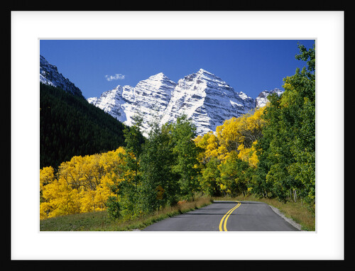 Highway Below Maroon Bells by Anonymous