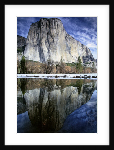 El Capitan and Merced River by Anonymous
