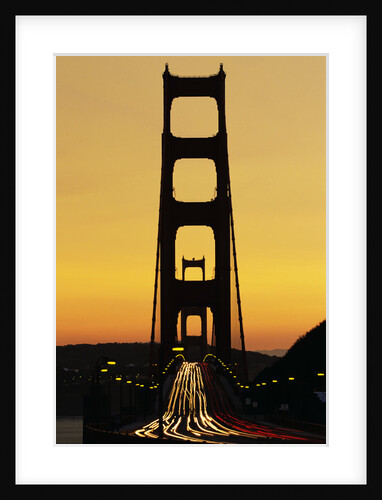 Evening Traffic and Golden Gate Bridge by Anonymous