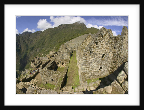 House Ruins at Machu Picchu by Anonymous