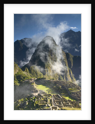 Machu Picchu in Morning Fog by Anonymous