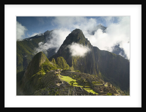 Machu Picchu in Morning Fog by Anonymous