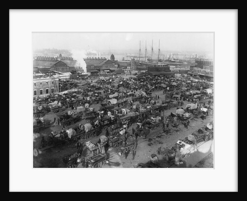 Outdoor Market in New York City by Anonymous